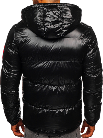 Muška prošivena zimska jakna Crna Bolf 99311