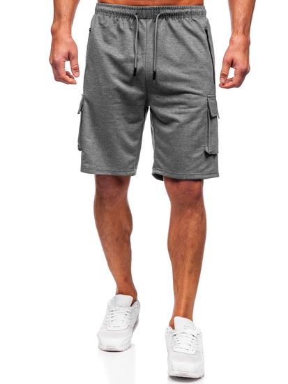 Muške kratke hlače Cargo Grafit Bolf 8K1501