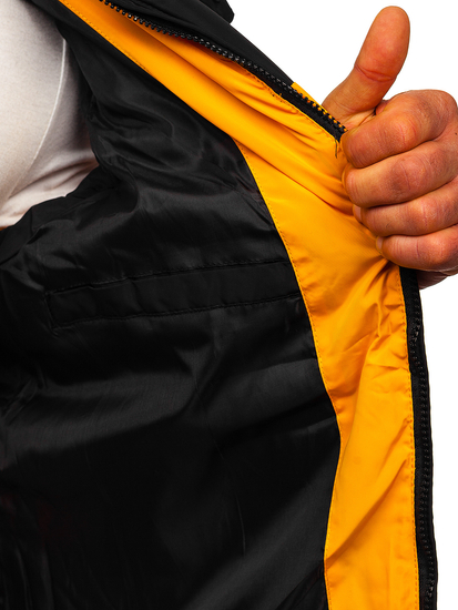 Boje devine dlake prošiveni prsluk muški s kapuljačom Bolf 1189