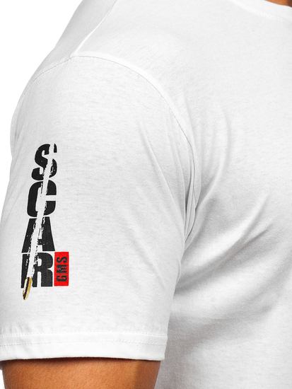 Bijela pamučna majica muška Bolf 14709