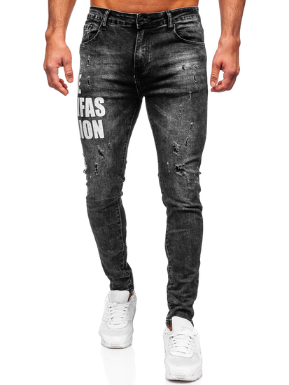 Muške traperice Slim Fit Crna Bolf TF291