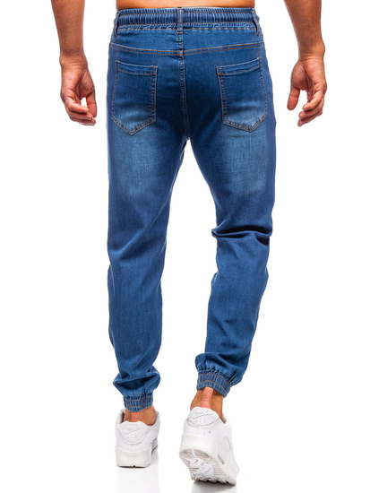 Muške traper joggerice Plava Bolf 8155