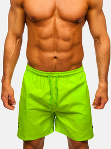 Muške kupaće hlače Zelena-Neon Bolf QD29