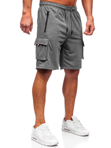 Muške kratke hlače Cargo Grafit Bolf 8K1501