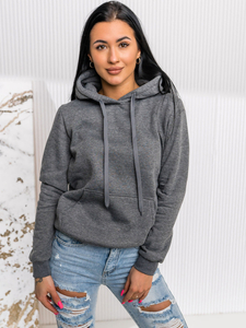 Ženska majica s klokanom Grafit Bolf W02A1