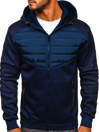 Tamnoplava prijelazna muška jakna Bolf KS2232