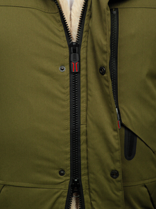 Kaki muška zimska jakna parka Bolf 22M38