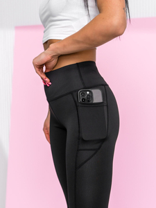 Crne ženske tajice Bolf XL002