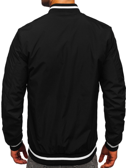 Crna muška prijelazna bomber jakna Bolf 84M3034