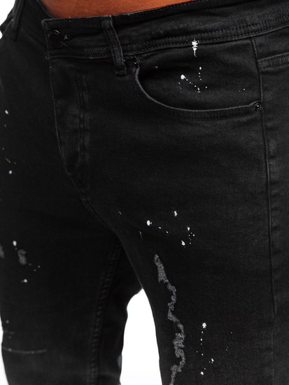 Muške traperice standardnog kroja Crna Bolf 6855