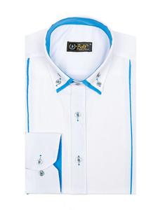 Košulja muška elegantna dugih rukava bijela Bolf 4744