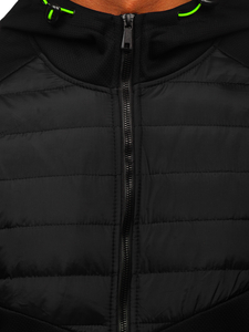 Crna prijelazna muška jakna Bolf KS2232