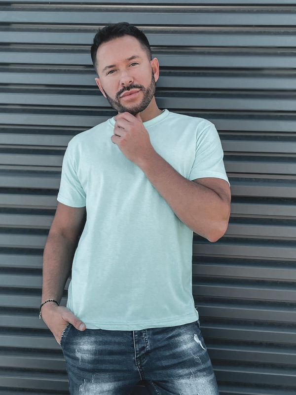 Boje metvice pamučna majica muška bez printa Bolf 192397A