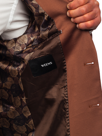 Smeđi elegantni muški sako Bolf 022