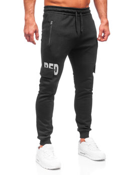 Crne muške kargo hlače joggers trenirke Bolf HW2176