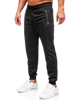 Crne muške sportske hlače za trčanje Bolf JX6107