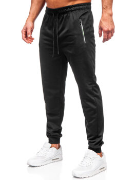 Crne muške sportske hlače za trčanje Bolf JX6108