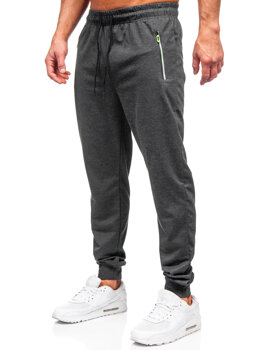 Grafitne muške sportske hlače za trčanje Bolf JX6108