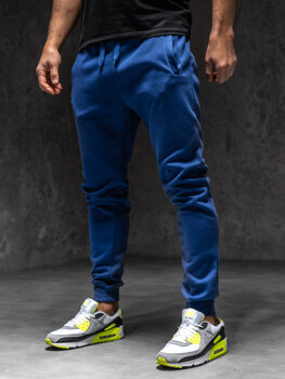 Kobaltno plave muške sportske hlače za trčanje Bolf XW01-C