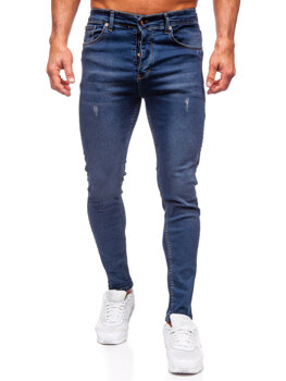 Mornarsko plave muške slim fit jeans hlače Bolf 6257