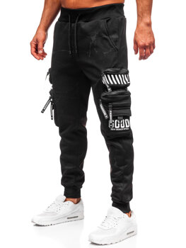 Muške tople Cargo joggers Crna Bolf HSS339