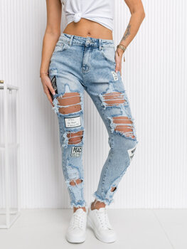 Plave ženske jeans hlače Bolf JK8602