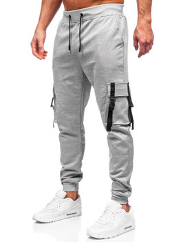 Sive cargo hlače muške joggers trenirka Bolf 8K1117