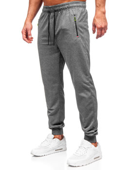 Sive muške sportske hlače za trčanje Bolf JX6107