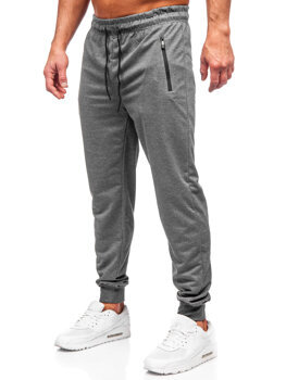 Sive muške sportske hlače za trčanje Bolf JX6109