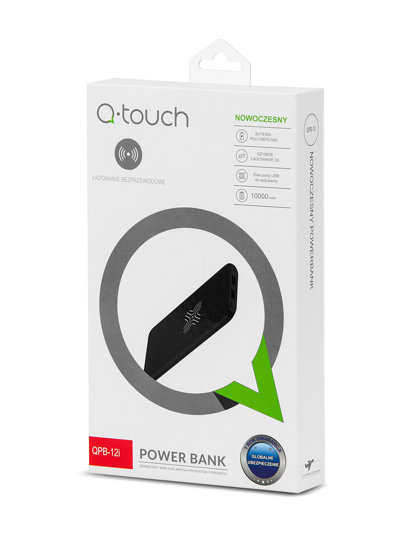 Bijeli powerbank 10000mAh QPB-12I