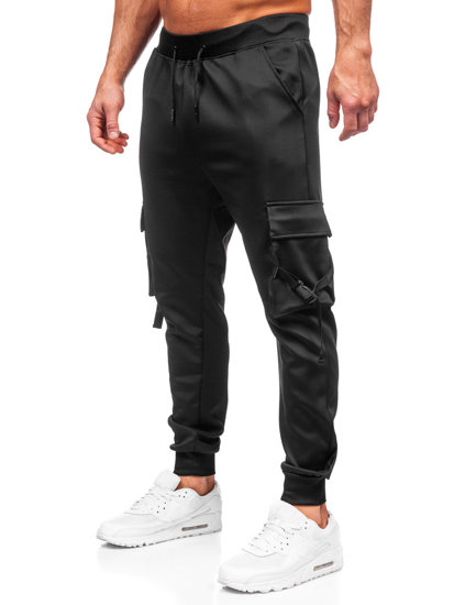 Crne cargo hlače muške joggers trenirka Bolf 8K1118