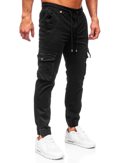 Crne muške cargo joggers Bolf MP0201N