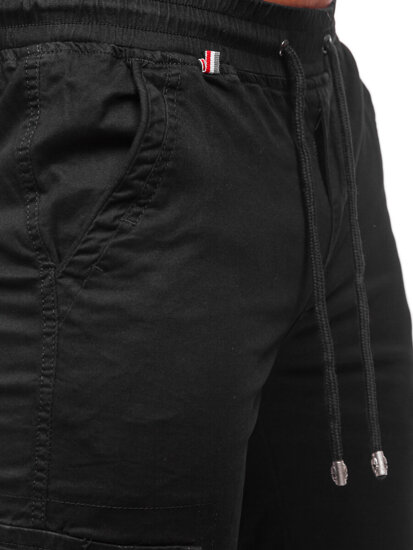 Crne muške cargo joggers Bolf MP0201N