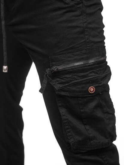 Crne muške cargo joggers Bolf MP0201N