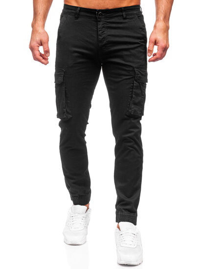 Crne muške cargo joggers Bolf MP0202N