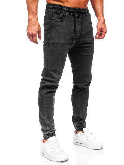 Crne muške jeans joggerice Bolf 9102