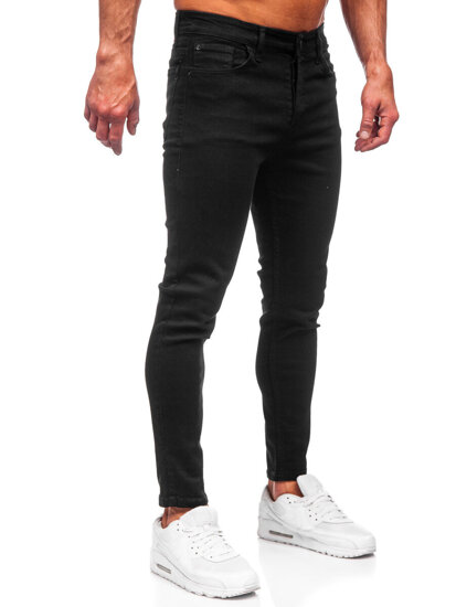 Crne muške slim fit jeans hlače Bolf 6087