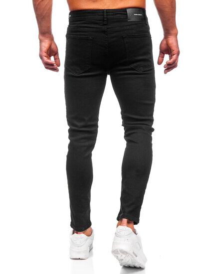 Crne muške slim fit jeans hlače Bolf 6087