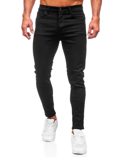 Crne muške slim fit jeans hlače Bolf 6087