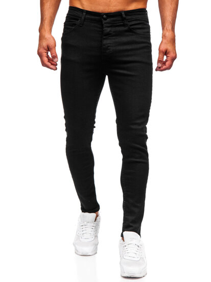 Crne muške slim fit jeans hlače Bolf 6103