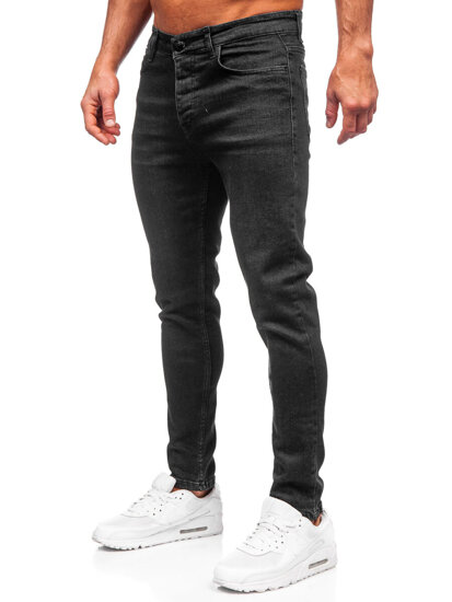 Crne muške slim fit jeans hlače Bolf 6131