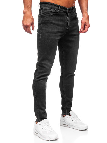 Crne muške slim fit jeans hlače Bolf 6131