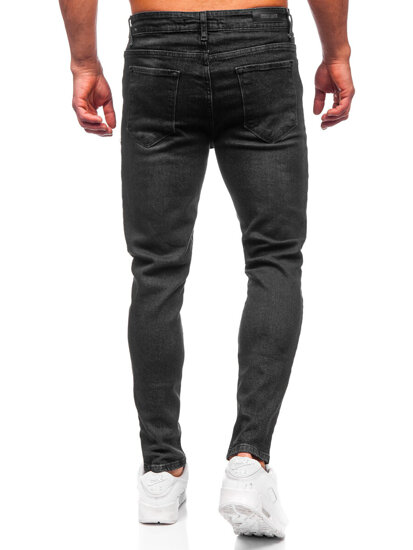 Crne muške slim fit jeans hlače Bolf 6131