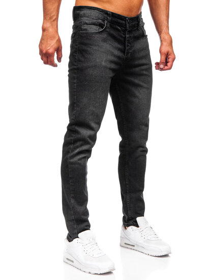 Crne muške slim fit jeans hlače Bolf 6489