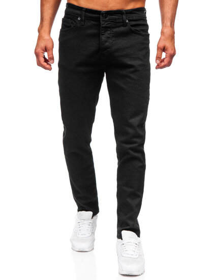 Crne muške slim fit jeans hlače Bolf 6500