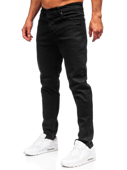 Crne muške slim fit jeans hlače Bolf 6500