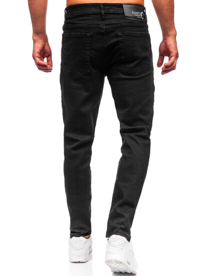 Crne muške slim fit jeans hlače Bolf 6500