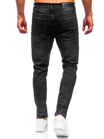 Crne muške slim fit jeans hlače Bolf 6504