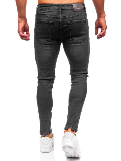 Crne muške slim fit jeans hlače Bolf 6513