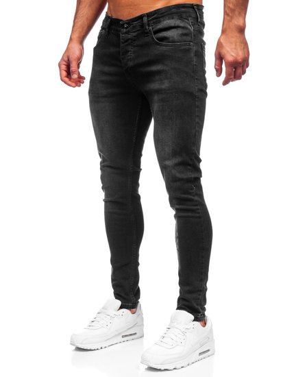 Crne muške traper hlače skinny fit Bolf R923